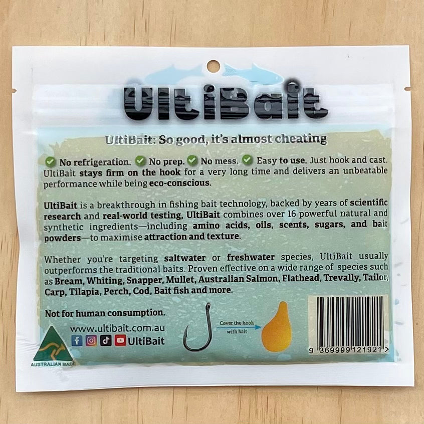 A Pack of 20 (5 X FOUR types) of Paste Baits - Free Shipping – Pilchard, Shrimp, Squid and Chicken Liver